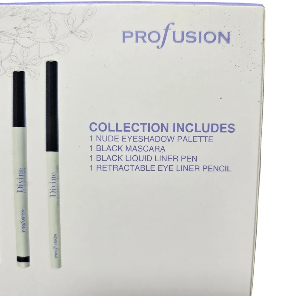 Profusion Divine Cosmetic Collection - Nude 4pc Eye Enhancing‎ Collection - NIB